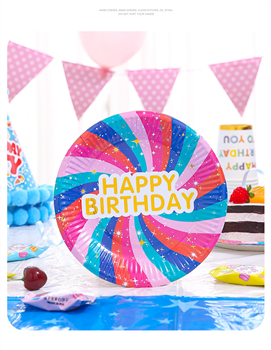 7" Round Paper Plates