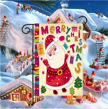 Double Sided Christmas Garden Flags