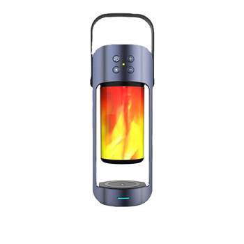  LED Flame Table Lamp with 10W Wireless Charger