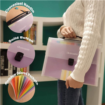 Expandable File Folder with Handle