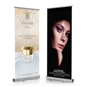 32"x82" Econo Roll Retractable Banner Stand w/ Graphic 