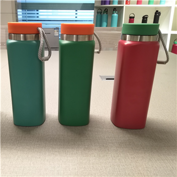32oz Portable Double Walled Stainless Steel Vacuum Bottle With Carrying Handle