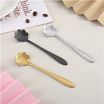 Cosmos Flower Style Stainless Steel Spoon