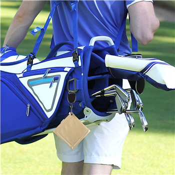 Golf Ball Towel with Retractable Hook