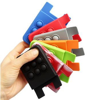 Custom Push Pop Phone Wallet