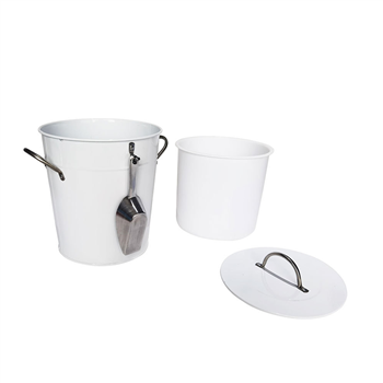 3Qt Galvanized Ice Bucket Set